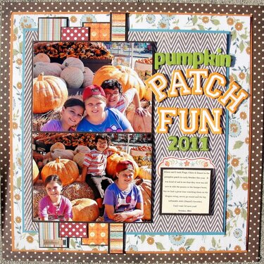Pumpkin Patch Fun 2011- My Minds Eye &amp; Lily Bee