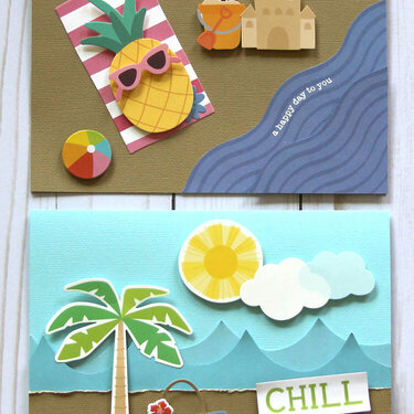 Beach Day Cards *Pebbles*