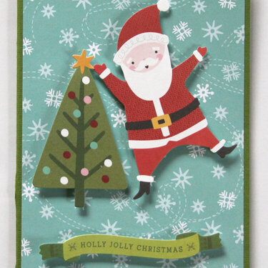 Santa Holly Jolly Christmas *Pebbles*