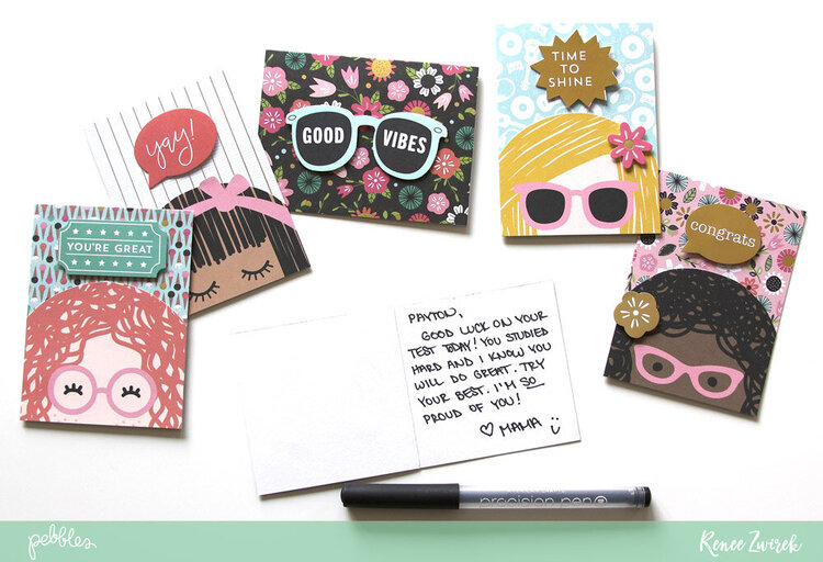 Lunchbox Note Cards *Pebbles*