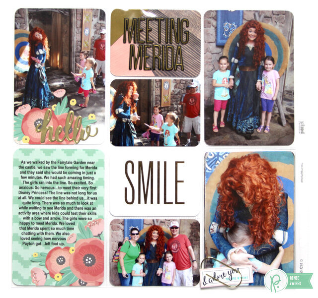 Project Life Disney Album - Meeting Merida