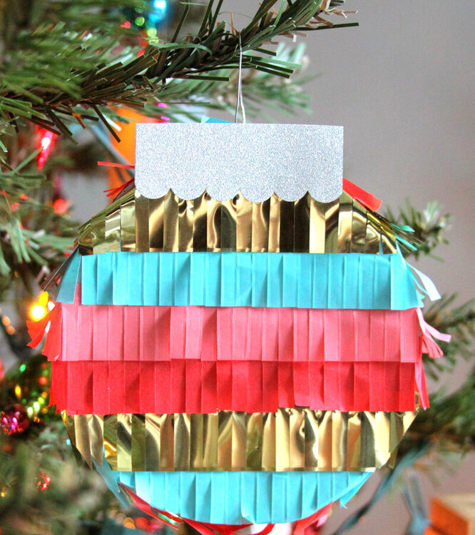 Mini Piatas Holiday Ornaments