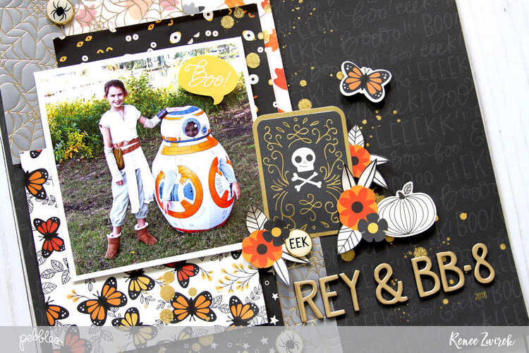 Rey &amp; BB-8 *Pebbles*