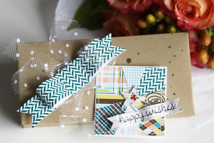 Happy Wishes Small Gift Tag *Pretty Little Studio*