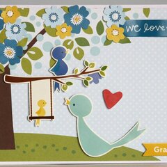 "We Love You, Grandma" Card *Pebbles*