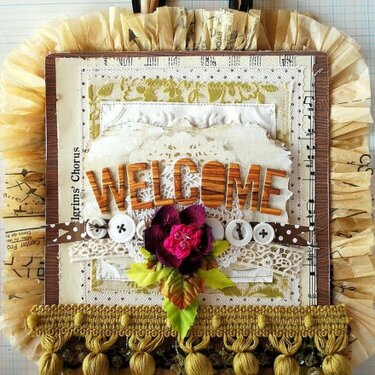Autumn Welcome sign, *Bad Girl's Elements d'Art*