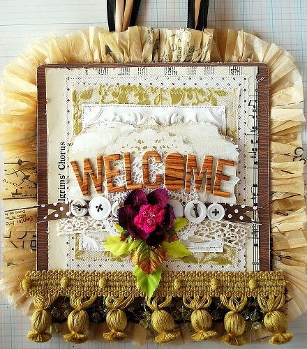 Autumn Welcome sign, *Bad Girl&#039;s Elements d&#039;Art*