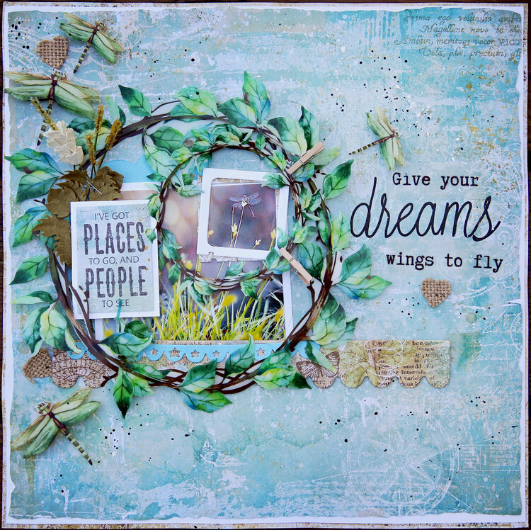 Give Your Dreams Wings to Fly-Scraps of Darkness Kit Club.
