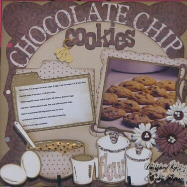 Choc.chip cookie recipe for cookbook