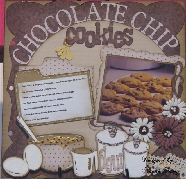 Choc.chip cookie recipe for cookbook