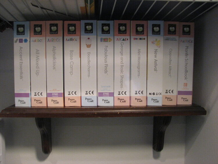 My Cricut Cartridge Library