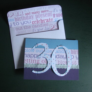 DeeAnn&#039;s 30th Birthday Card
