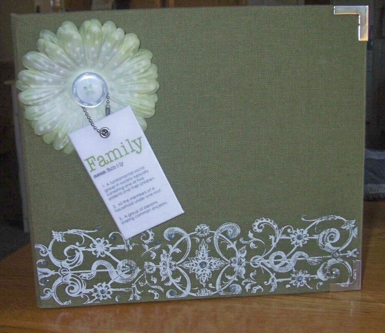 8x8 premade scrapbook album for selling