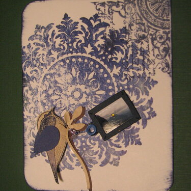 Medallion Thank You in blue