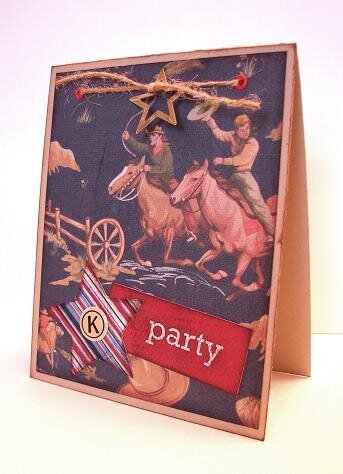 cowboy birthday card