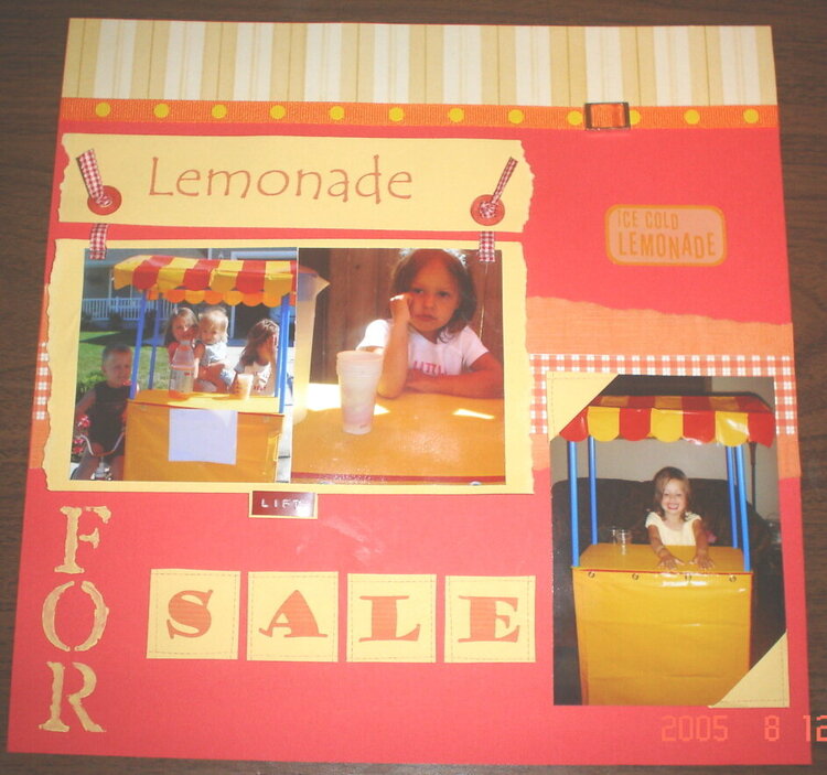 Lemonade for sale