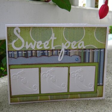 sweet pea (card)