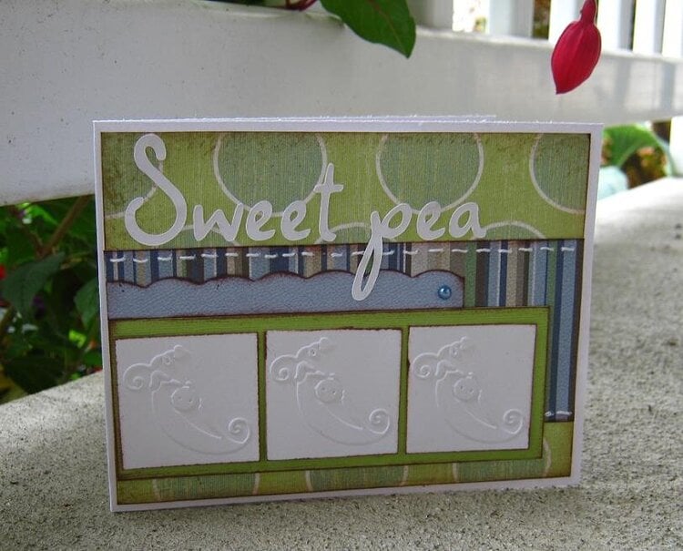 sweet pea (card)