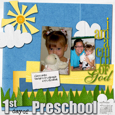 Elizabeth&#039;s 1st Day of Preschool