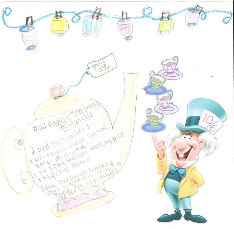 ruff draft of disney recipe