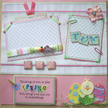 Easter Layout - Side 2