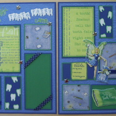 &amp;quot;The Nigh the Tooth Fairy Came&amp;quot; 12x12 Layout