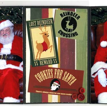 Santa Rusty Pickle Card Keeper