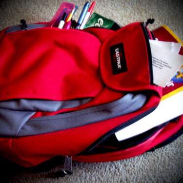12.  Backpack 5 points