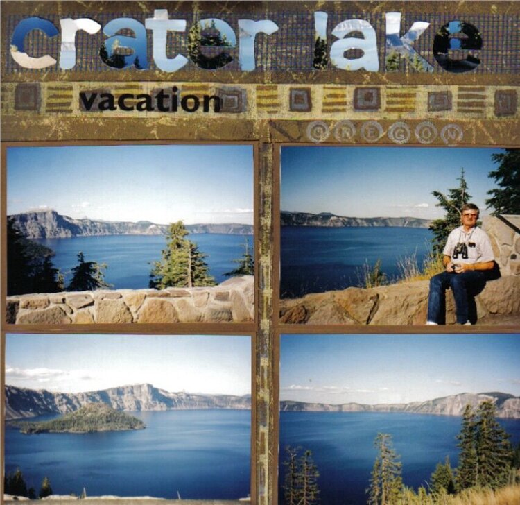 Crater Lake Oregon Page 1
