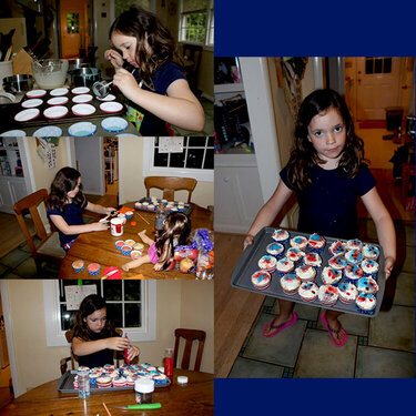 Meg&#039;s July 4 Cupcakes