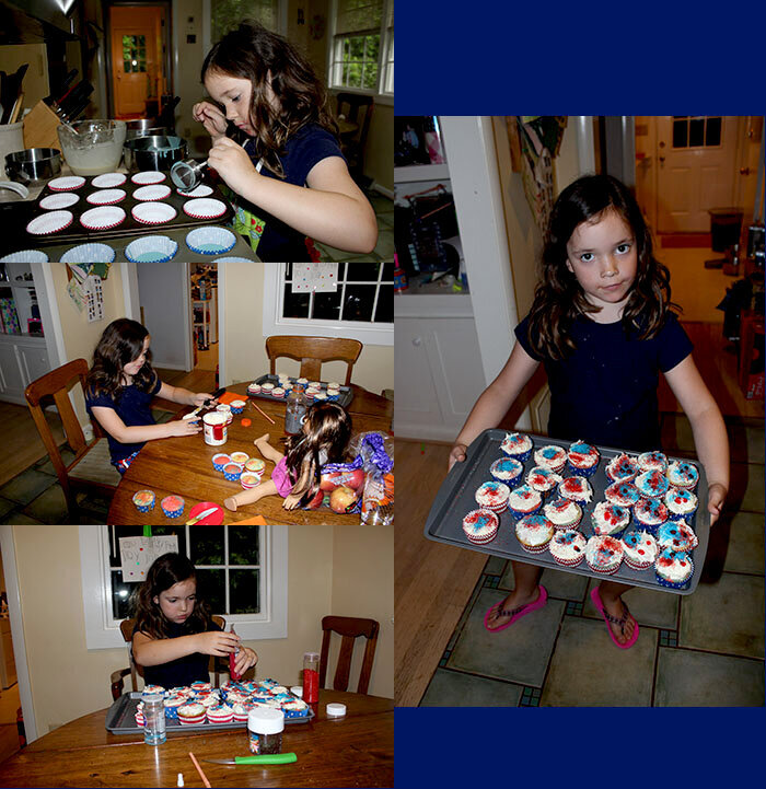 Meg&#039;s July 4 Cupcakes