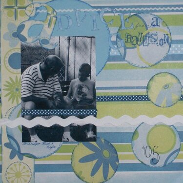 Advice from a Grandson - The Scrapbook Site March kit