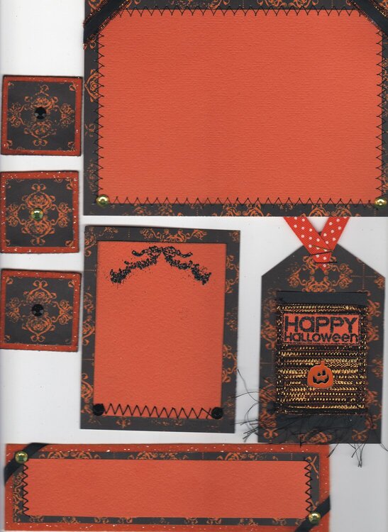 Halloween page kit