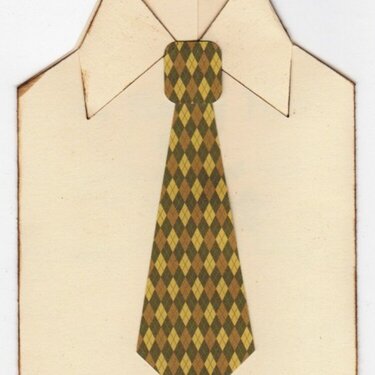 Father&#039;s Day tie card