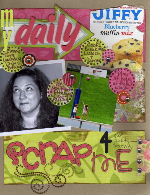 my daily Scrap and AAE challenge