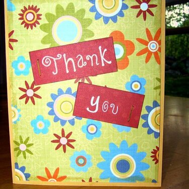 Thank You Card (Chatterbox)