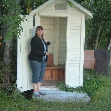#6  My Inlaw&#039;s 2 seater outhouse