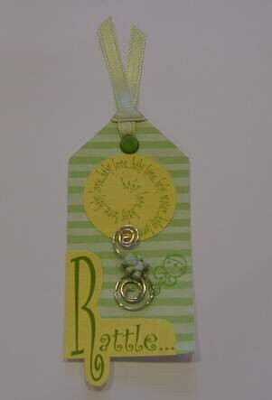 ABC baby tag swap - Rattle