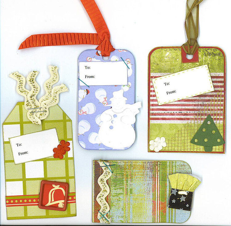 Additional gift tags