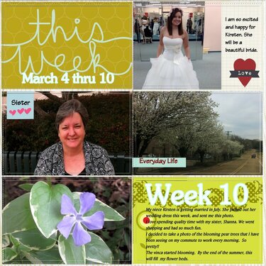 Project Life Week 10