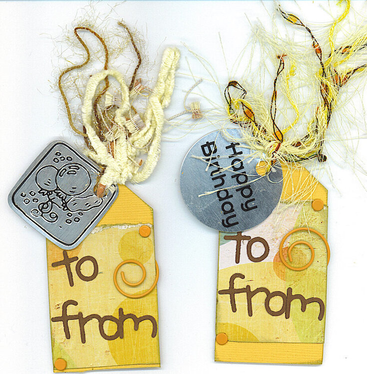 birthday tags for boy or girl