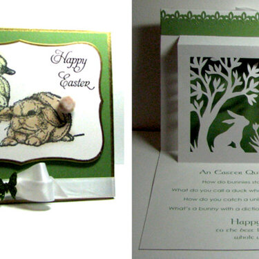 Easter pop-up card...