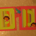 kids birthday Dora Stencils