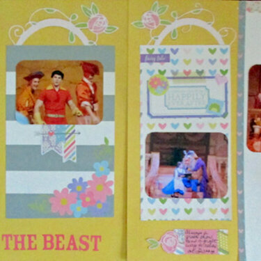 Beauty and Beast Diecut challenge