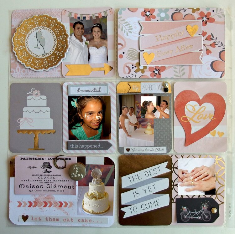 Project LIfe Pocket Page Wedding