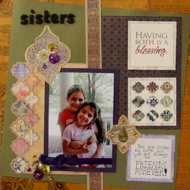 Sisters - Club Scrap Moroccan Spice Kit (sb Nov Color Challenge)