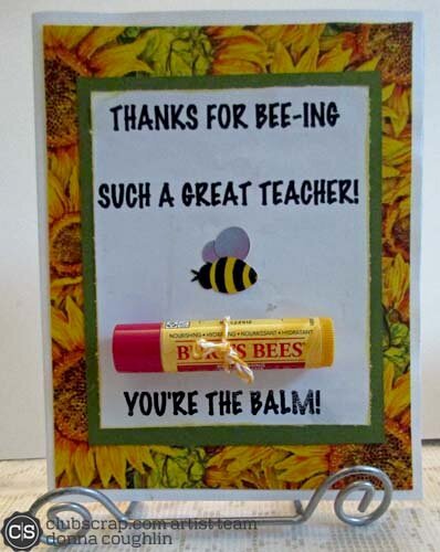 Thanks for Bee-ing such a Great teacher