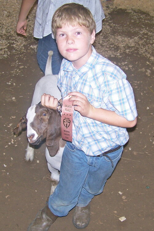 Ryan and goat