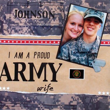 I AM A PROUD ARMY WIFE