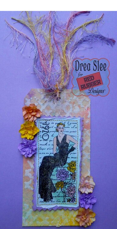 1920&#039;s Collage Tag ~ Red Rubber Designs DT